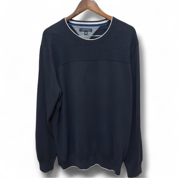 362 Tommy Hilfiger | NWOT Men's Dark Blue Kit Crewneck Sweater (size 2XL) - Picture 10 of 15